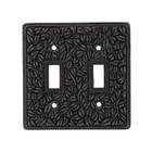Double Toggle Jumbo Switchplate in Oil Rubbed Bronze